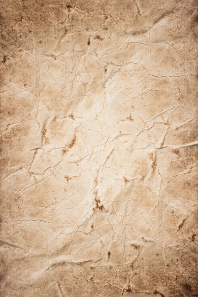 Old rumpled stained paper — Stock Photo, Image