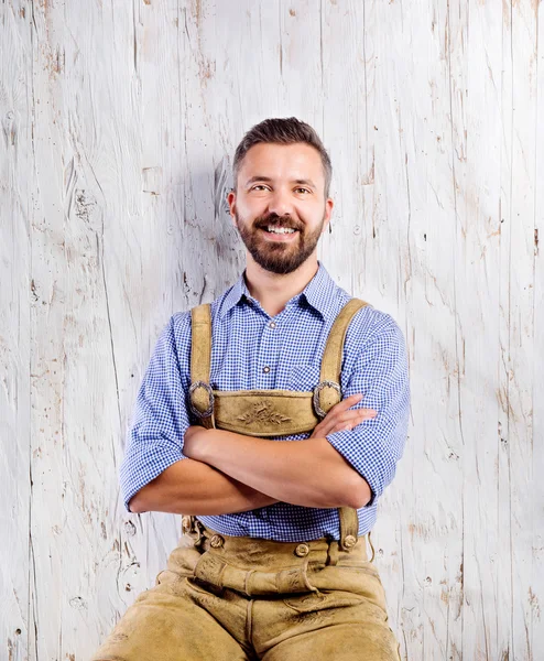 Man in traditional bavarian clothes — Stock Photo, Image