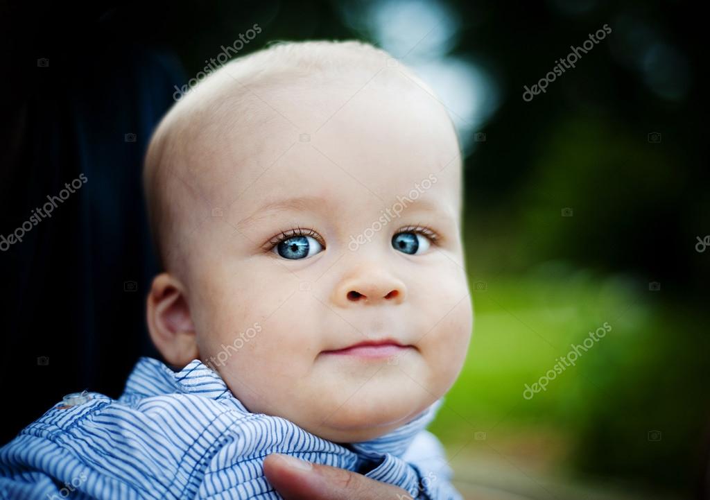 Cute little baby boy Stock Photo by ©halfpoint 51843577