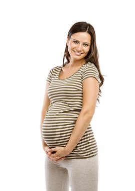 Genç hamile kadın