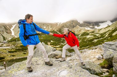 Çift dağlar hiking