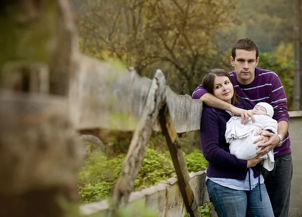 Mutlu bir aile vakit — Stok fotoğraf