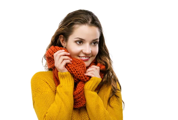 Chica en ropa de otoño — Foto de Stock