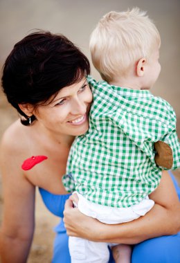 Anne oğlu ile birlikte vakit