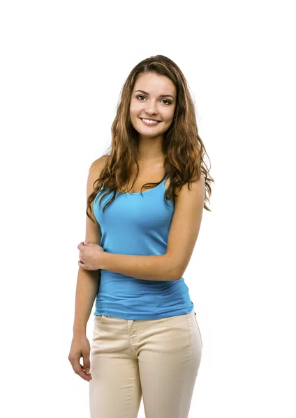 Young casual woman — Stock Photo, Image