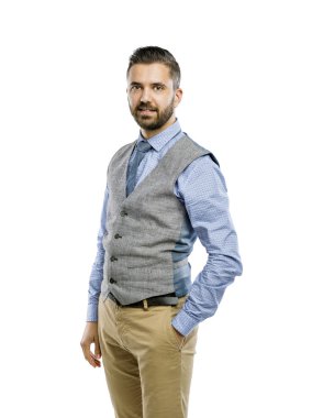 Modern hipster işadamı