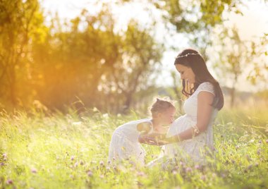 Kız annesi vakit geçirmek ile