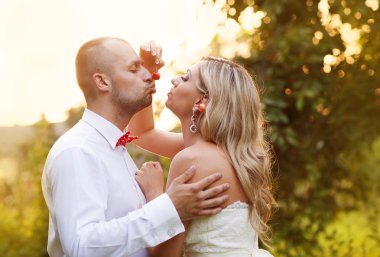 Gelin ve Damat Düğün günü zevk