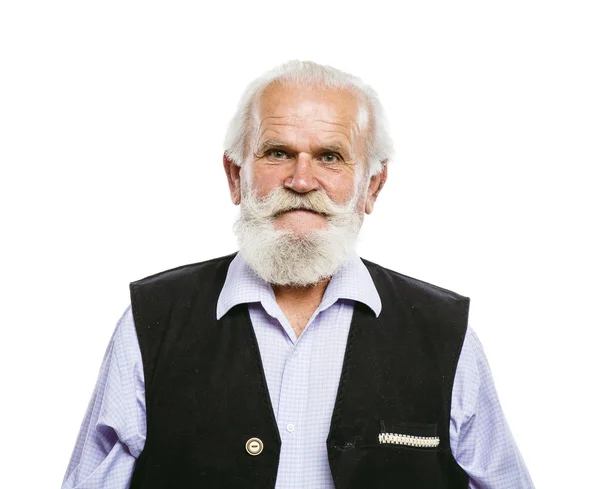 Бородатий старий — стокове фото