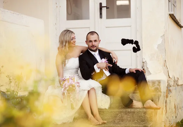 Bride and groom — Stock Photo, Image