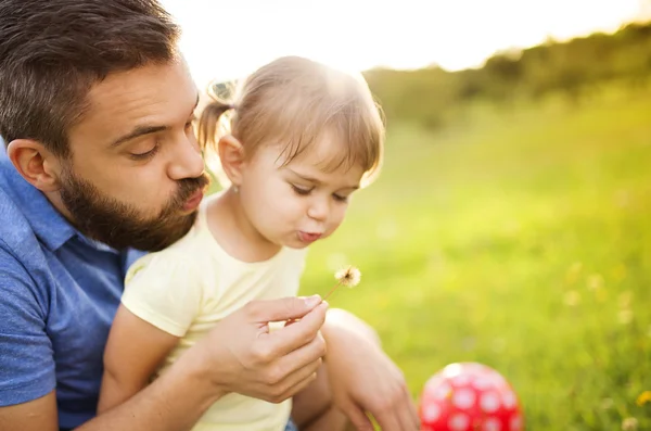 Far och dotter — Stockfoto