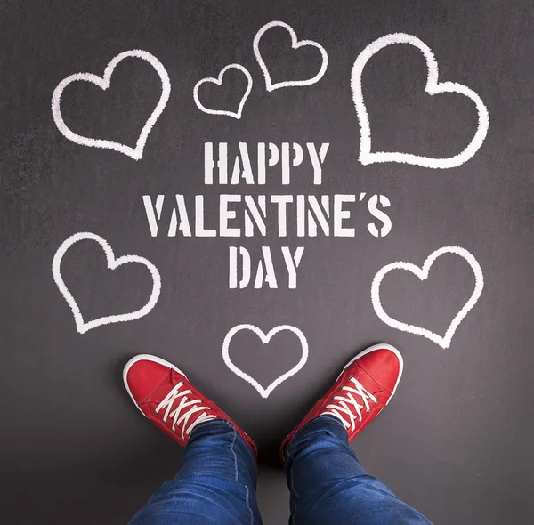 Concepto original de amor del Día de San Valentín —  Fotos de Stock