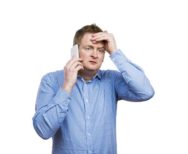 전화를 하는 사람 — 스톡 사진