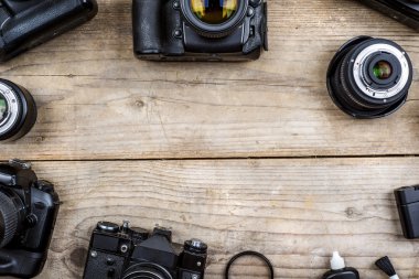 Eski fotoğraf makinelerinde Resepsiyon mix