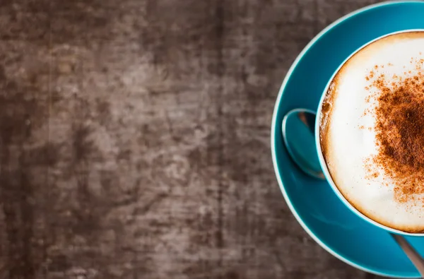 青一杯のコーヒー — ストック写真