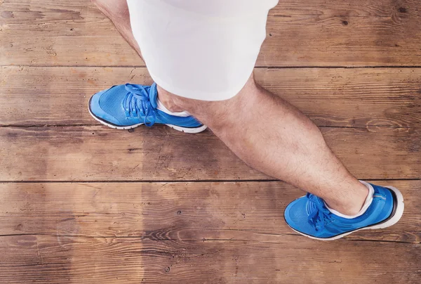 Legs of a Unrecognizable runner — Stock Photo, Image