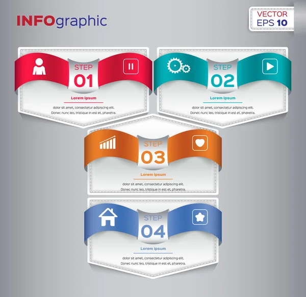 Modern infographics design — Stock Vector