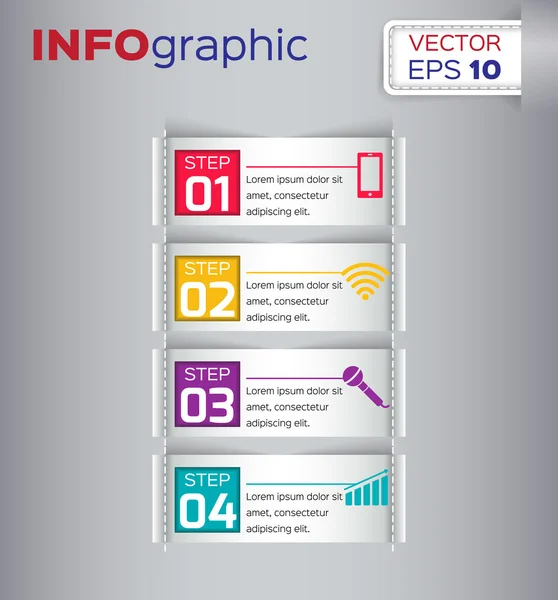 De moderne zakenwereld ontwerp — Stockvector