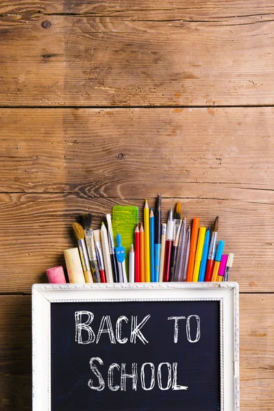 Voltar para a composição da escola — Fotografia de Stock