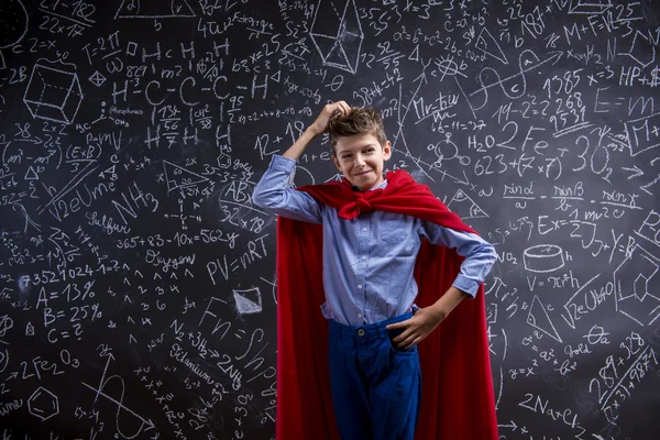 Jovem menino bonito escola — Fotografia de Stock