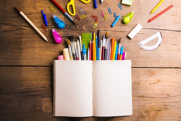 Voltar para a composição da escola — Fotografia de Stock