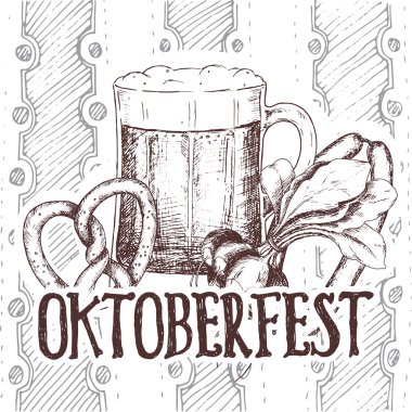 Oktoberfest vektör çizim