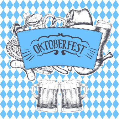 Oktoberfest vektör çizim