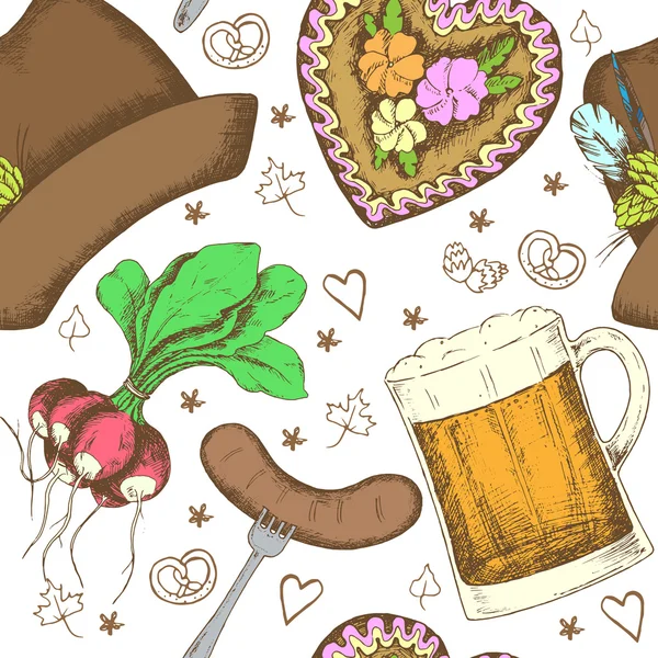 Oktoberfest vectorillustratie — Stockvector