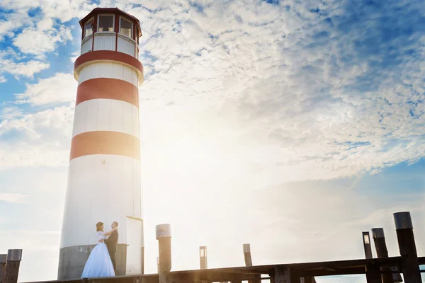 Beautiful wedding couple — Stock Photo, Image