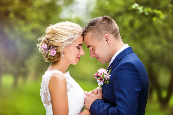 Krásný svatební pár — Stock fotografie