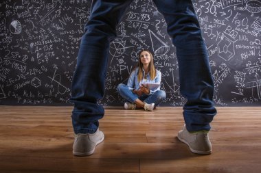 güzel genç öğrenciler