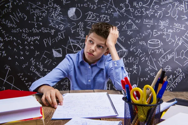 Young handsome school boy — Stock Photo, Image