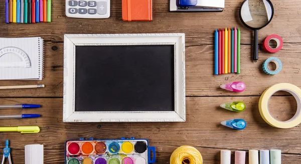 Zurück zur Schulkomposition — Stockfoto