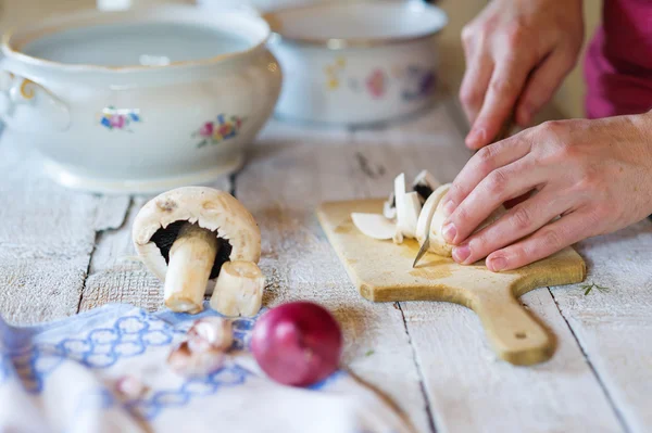 Man cooking — Stock Photo, Image