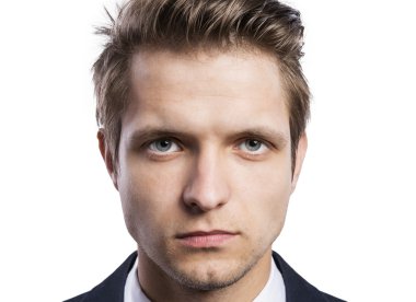 genç yakışıklı işadamı.