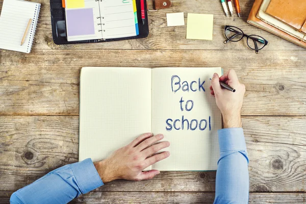 Back to school composition — Stock Photo, Image