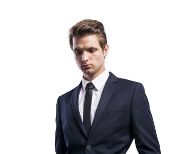 genç yakışıklı işadamı.