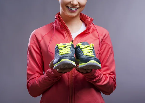 Hermosa joven deportista — Foto de Stock