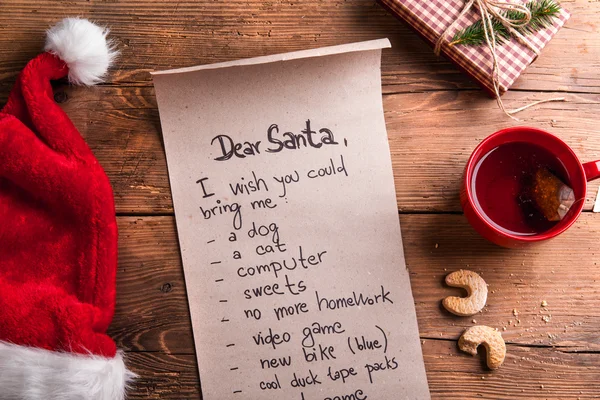 Wishlist for Santa — Stock Photo, Image