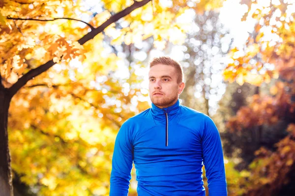 Young handsome runner — Stock Photo, Image