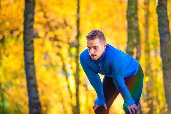 Young handsome runner — Stock Photo, Image