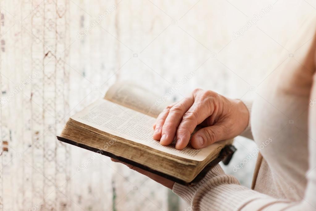 Woman with bible