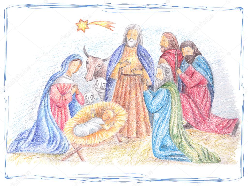 Hand drawn Christmas illustration