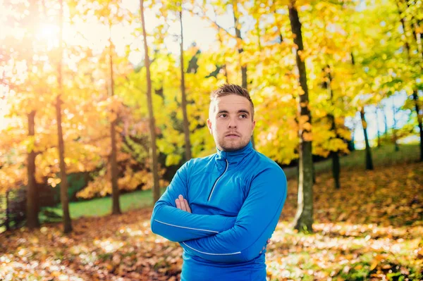 Young handsome runner — Stock Photo, Image