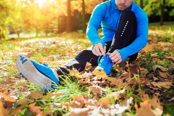 Young handsome runner — Stock Photo, Image