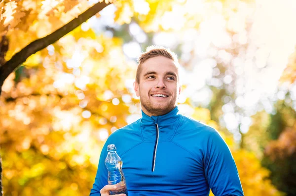 Young handsome runner — Stock Photo, Image