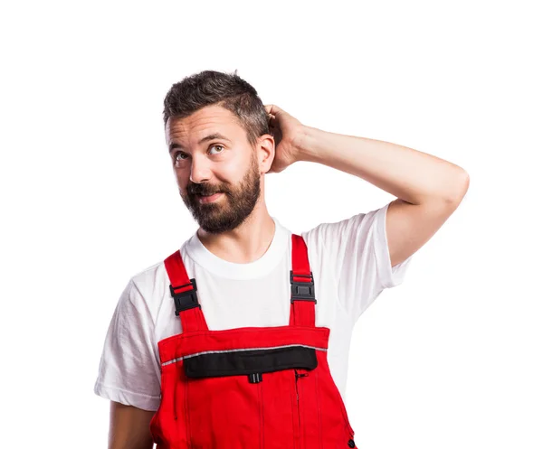 Young handsome worker — Stock Photo, Image