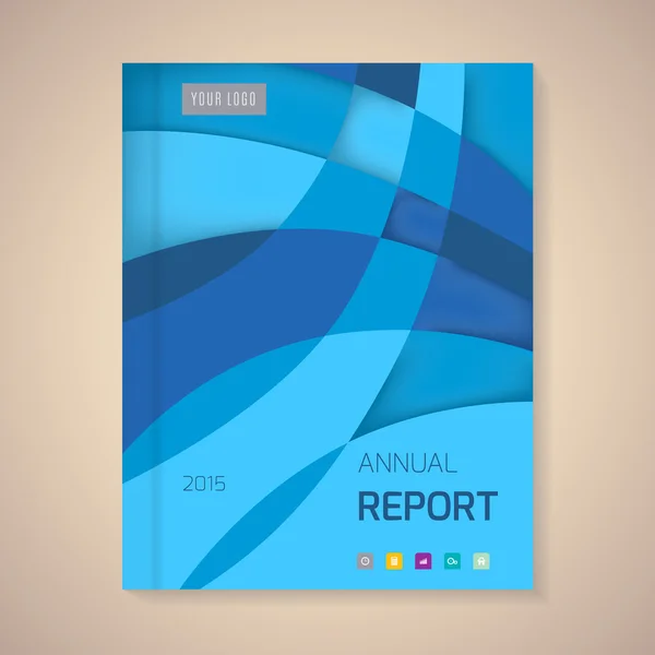 Rapport annuel Couverture — Image vectorielle