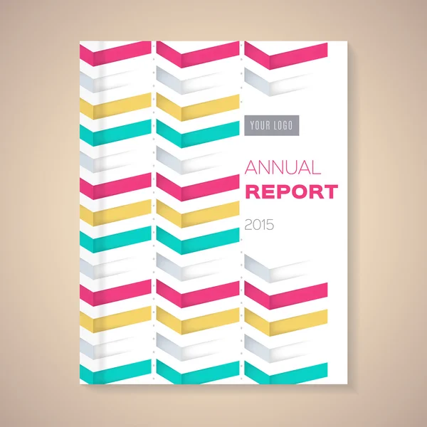 Rapport annuel Couverture — Image vectorielle