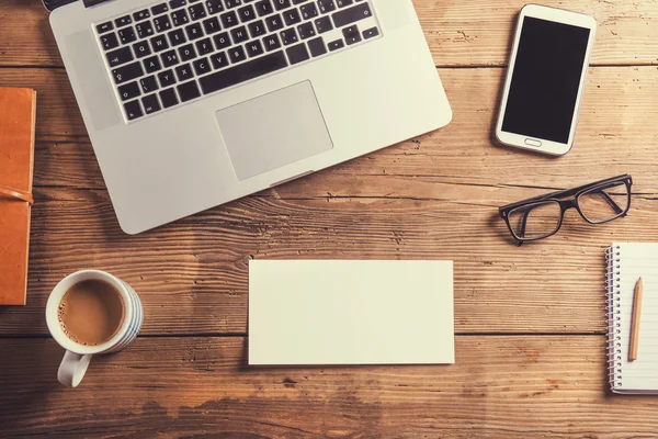 Office work desk composition — Stock Photo, Image